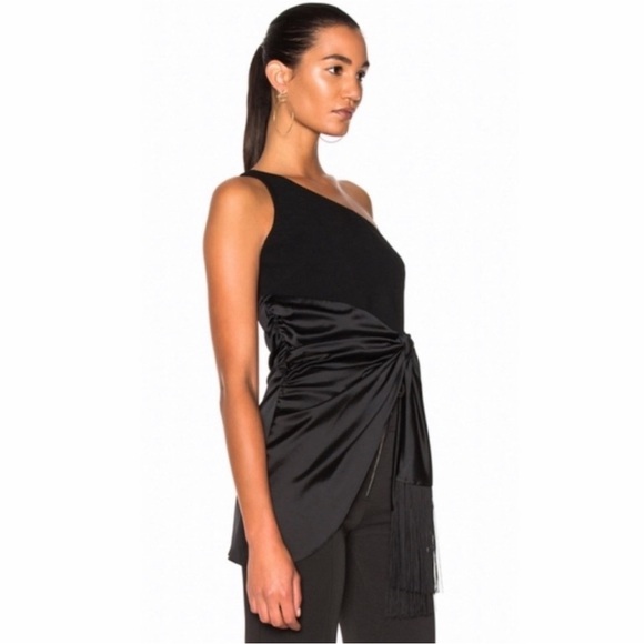 Cinq a Sept Theoline One Shoulder Top- XS,M - Picture 2 of 7